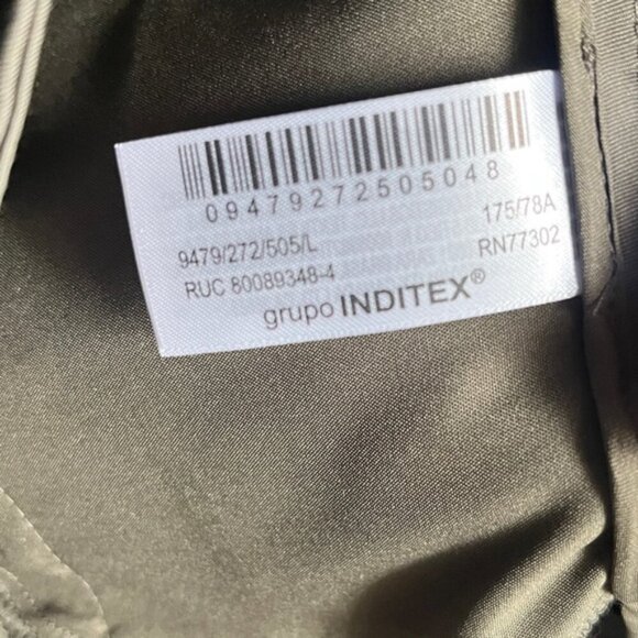 NWT Zara Collection belted trousers Sz L - Picture 8 of 13